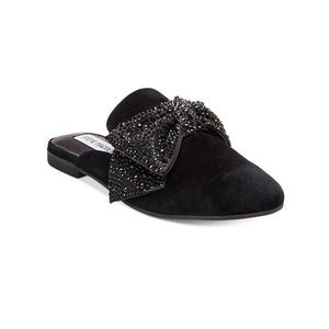 Steve Madden Harlan Black Suede Mule